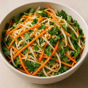 Salade vietnamienne, herbes aromatiques